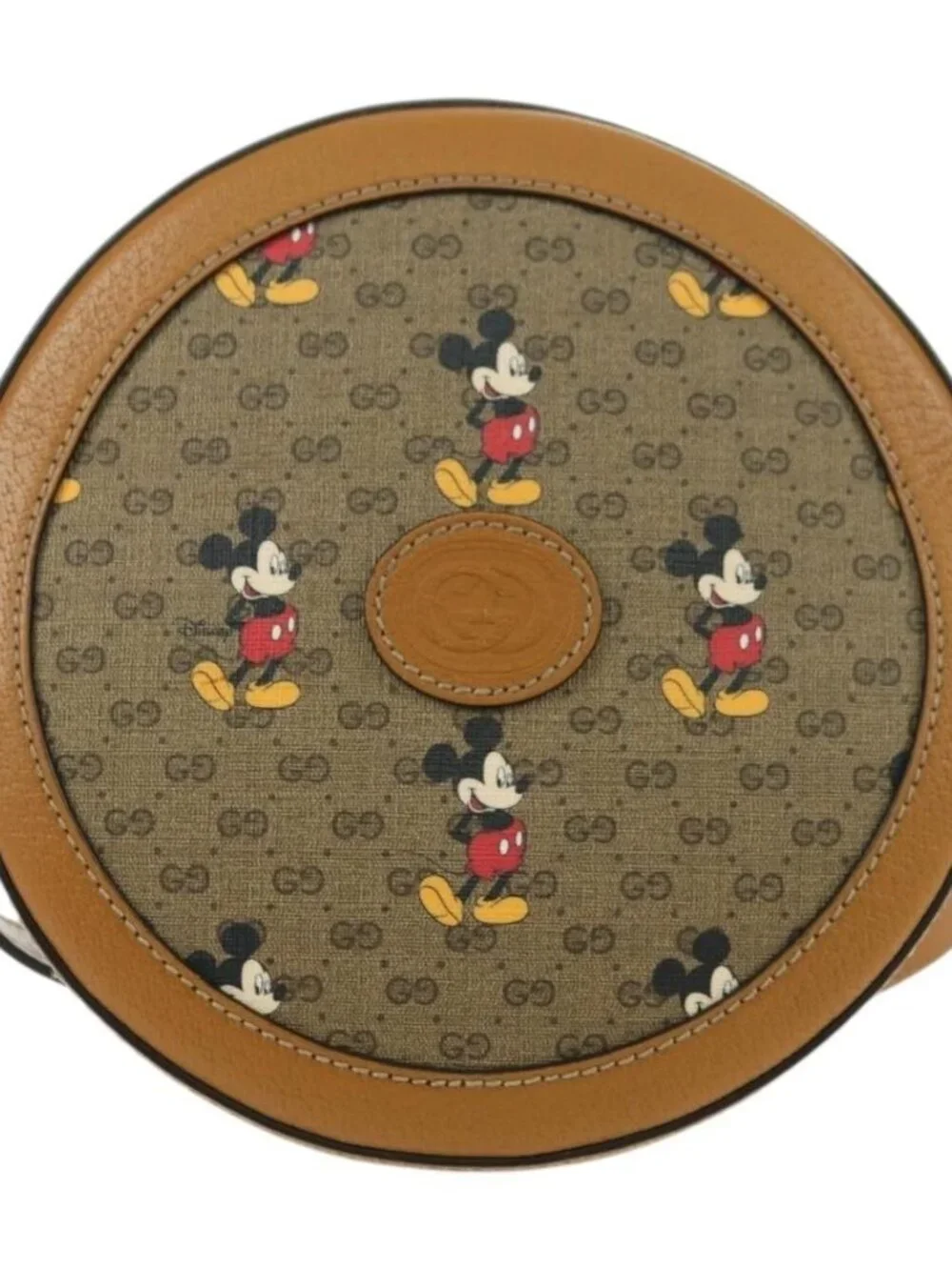 GUCCI Micro GG Supreme Disney Collaboration Bag PVC Beige 603938 Auth YKZ1311M